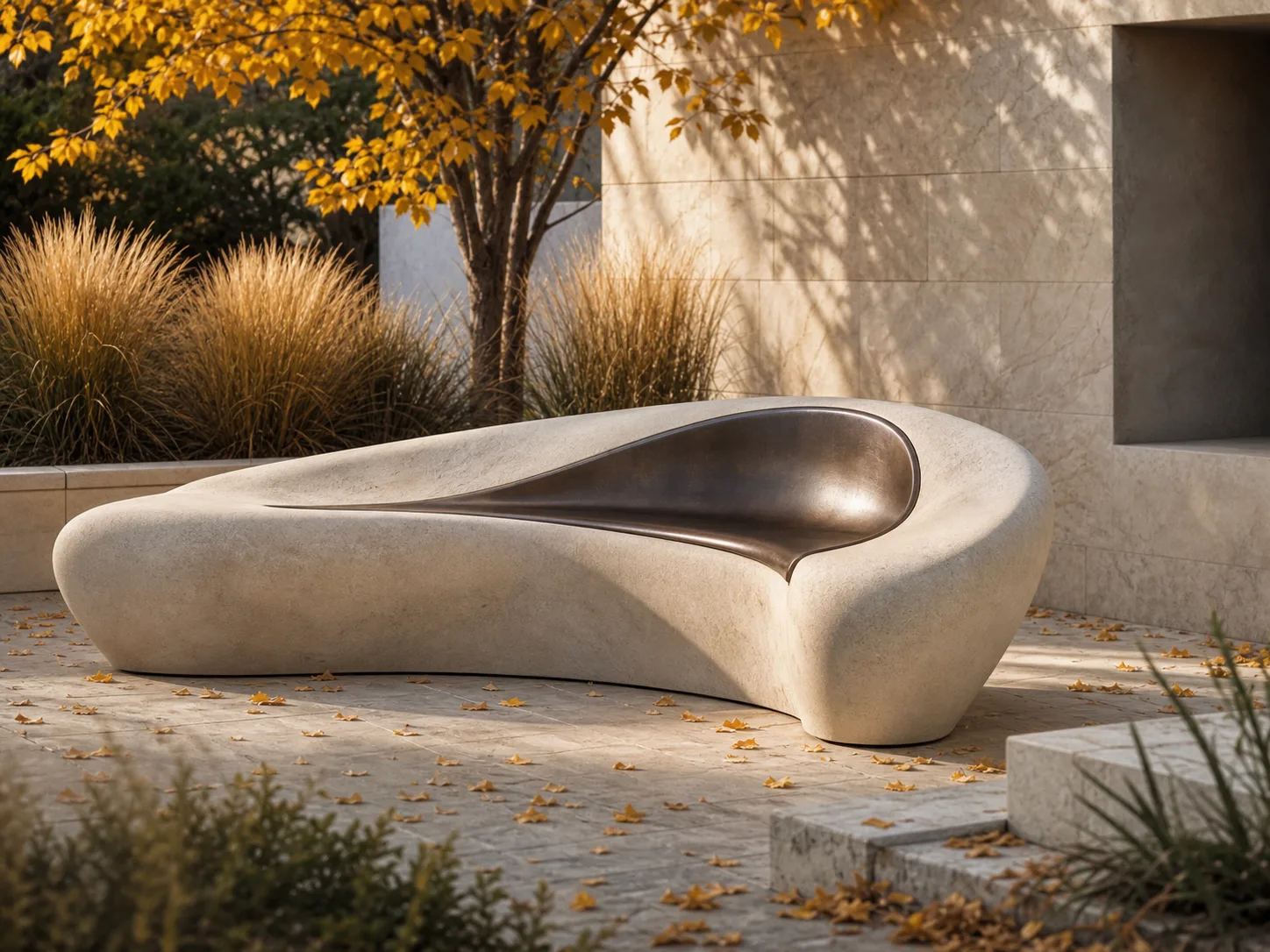 Sculptural benches and seating