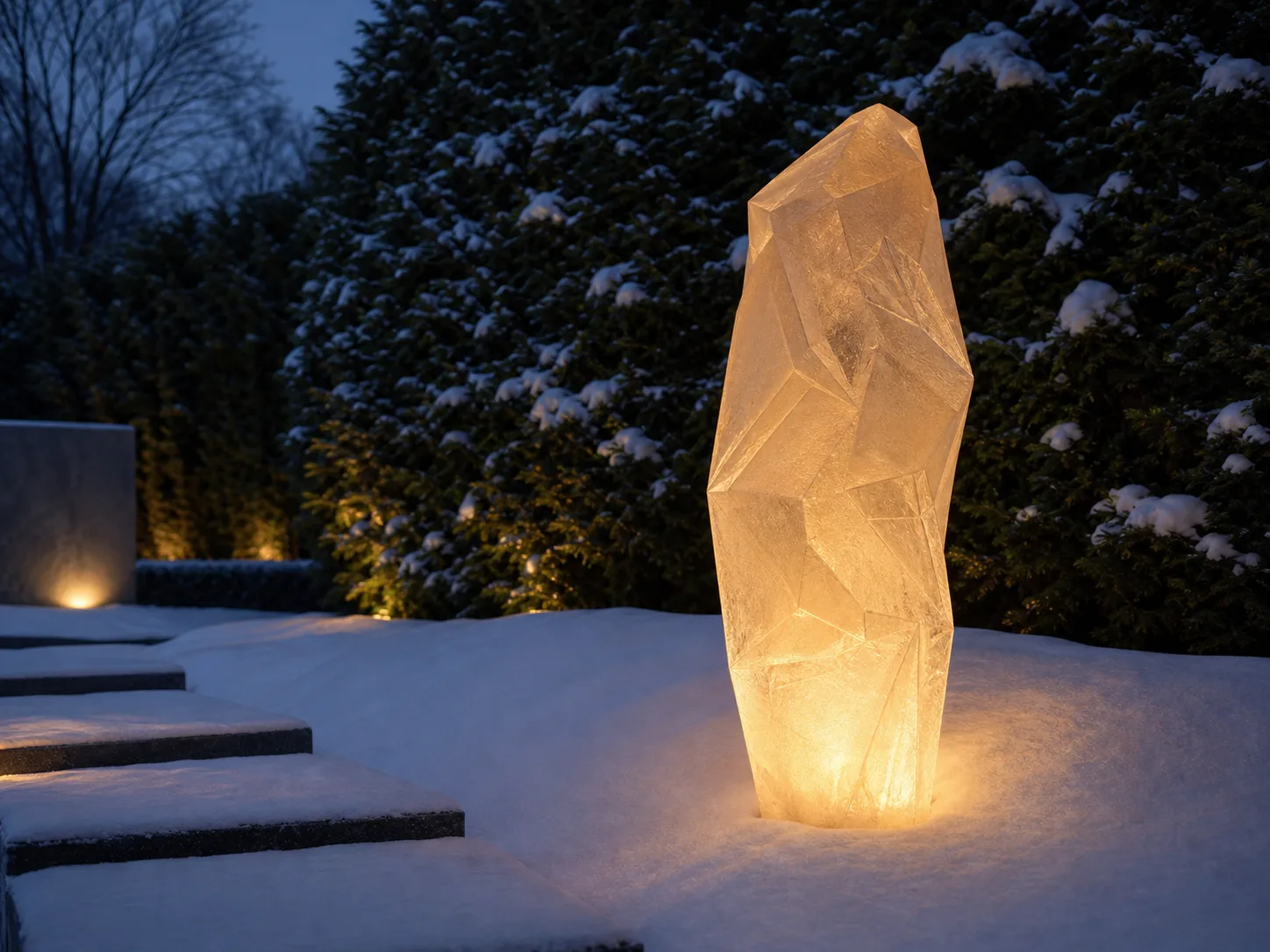 Illuminated sculpture and light objects
